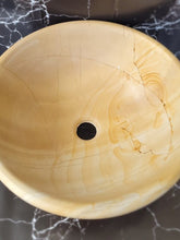 Sequoia Brown Marble Round Basin - StonesWork