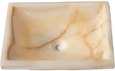 Honey Onyx Rectangular Basin