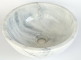 Carrara Marble Round Basin