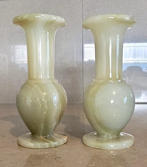 Handmade Onyx Stone Vase Set (S)