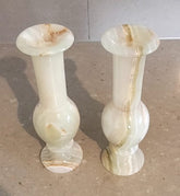 Handmade Onyx Stone Vase Set