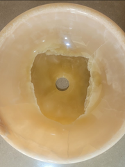 Honey Onyx Round Basin - StonesWork