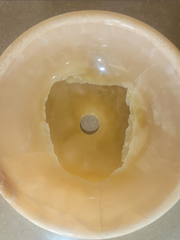 Honey Onyx Round Basin - StonesWork