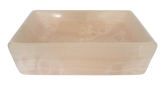 Pink Onyx Rectangular Basin