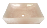Pink Onyx Rectangular Basin