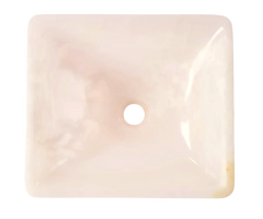 Pink Onyx Square Basin