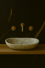 Carrara Marble Oval Basin