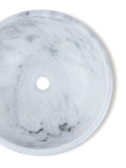 Carrara Marble Round Basin - StonesWork