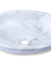 Carrara Marble Oval Basin - StonesWork