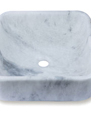 Carrara Marble Square Basin - StonesWork