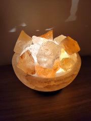 Fire Bowl Salt Lamp - StonesWork