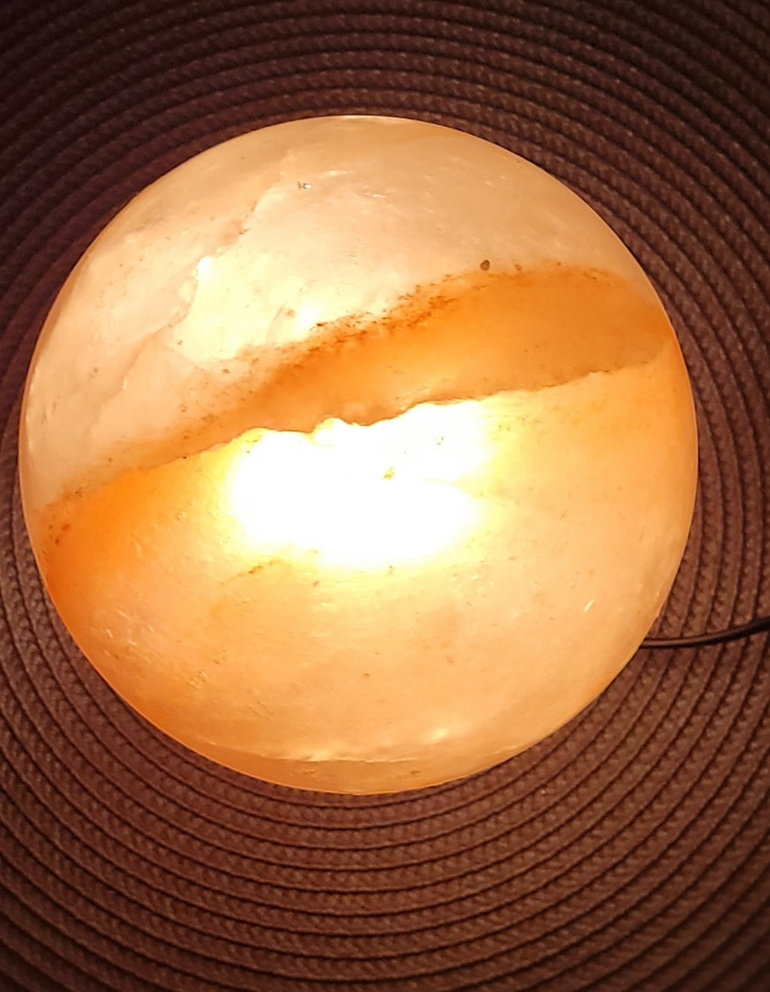 Round Shape Salt Lamp 3-5 Kg - StonesWork