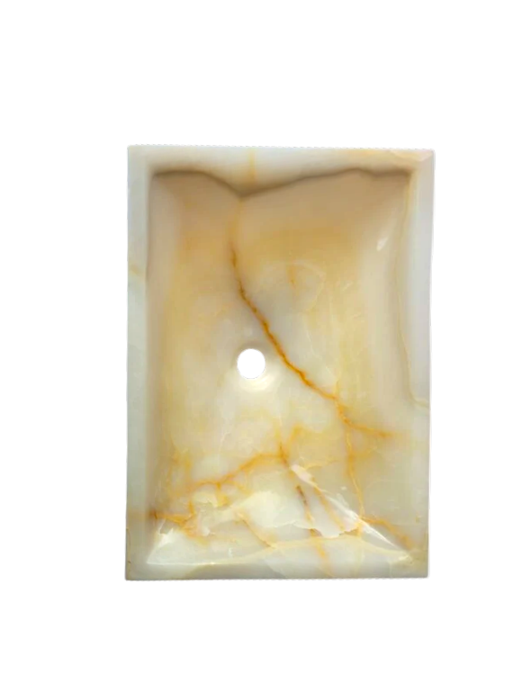 Honey Onyx Rectangular Basin