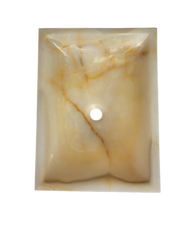 Honey Onyx Rectangular Basin