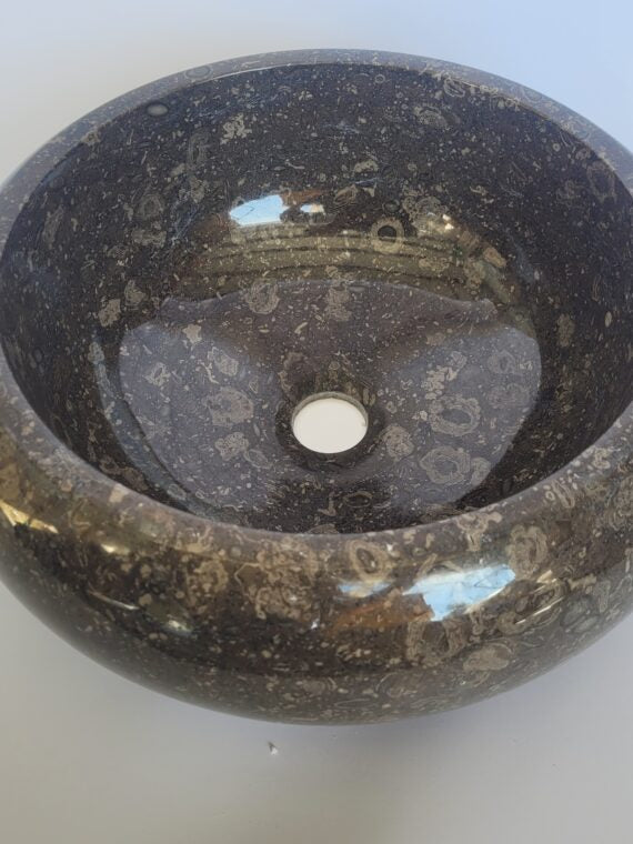 Oceanic Marble Ring Shaped Basin - StonesWork