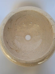 Beige Marble Ring Shaped Basin - StonesWork