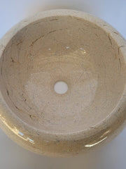 Beige Marble Ring Shaped Basin - StonesWork