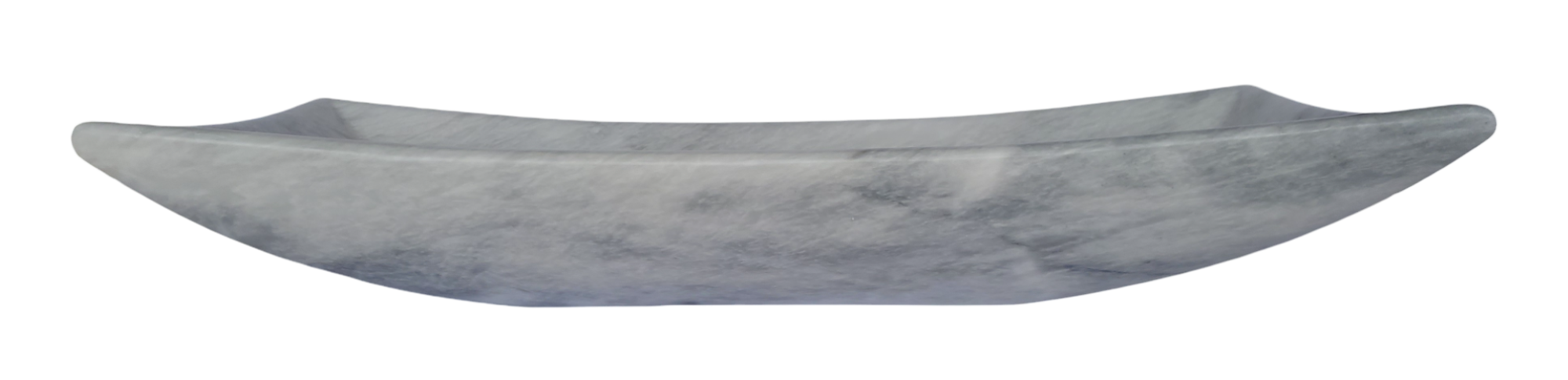 Carrara Marble Rectangular Concave Basin in Top Quality Finish - StonesWork