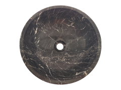 Black And White Marble Round Basin