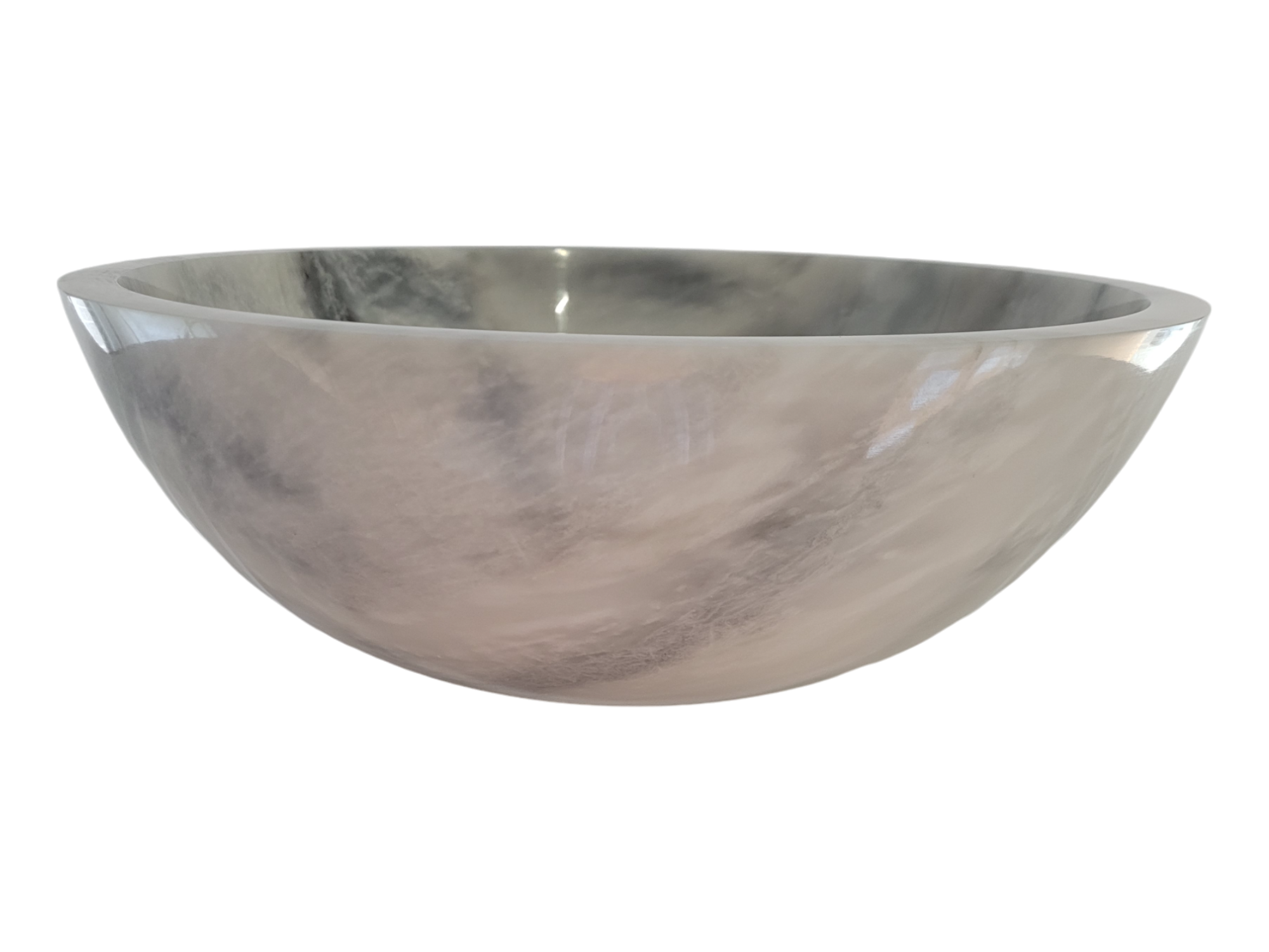 Carrara Marble Round Basin