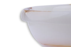 White And Honey Onyx Round Basin - StonesWork