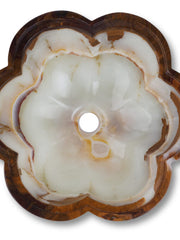 Green Onyx Flower Basin - StonesWork