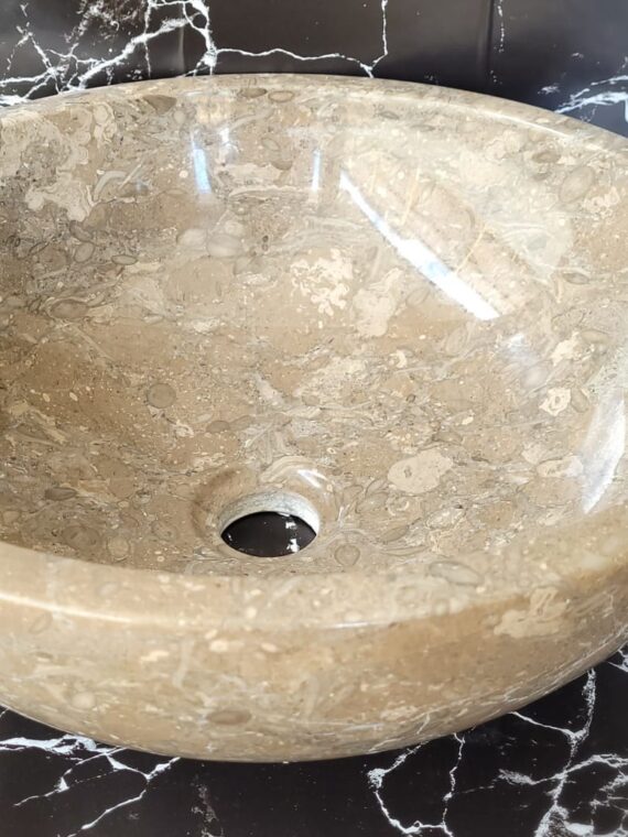 Oceanic Marble Round Basin - StonesWork