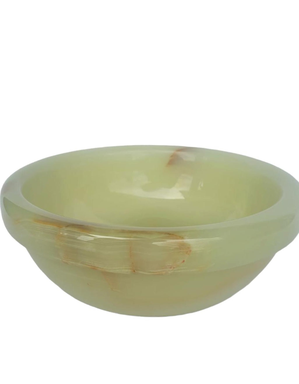 Green Onyx Round Medium Size Basin - StonesWork