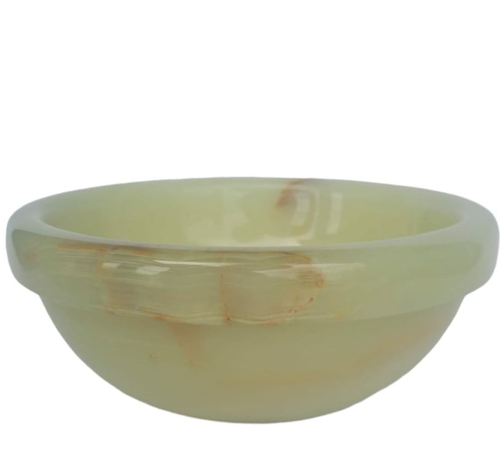 Green Onyx Round Medium Size Basin - StonesWork