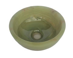 Green Onyx Round Small Basin - StonesWork