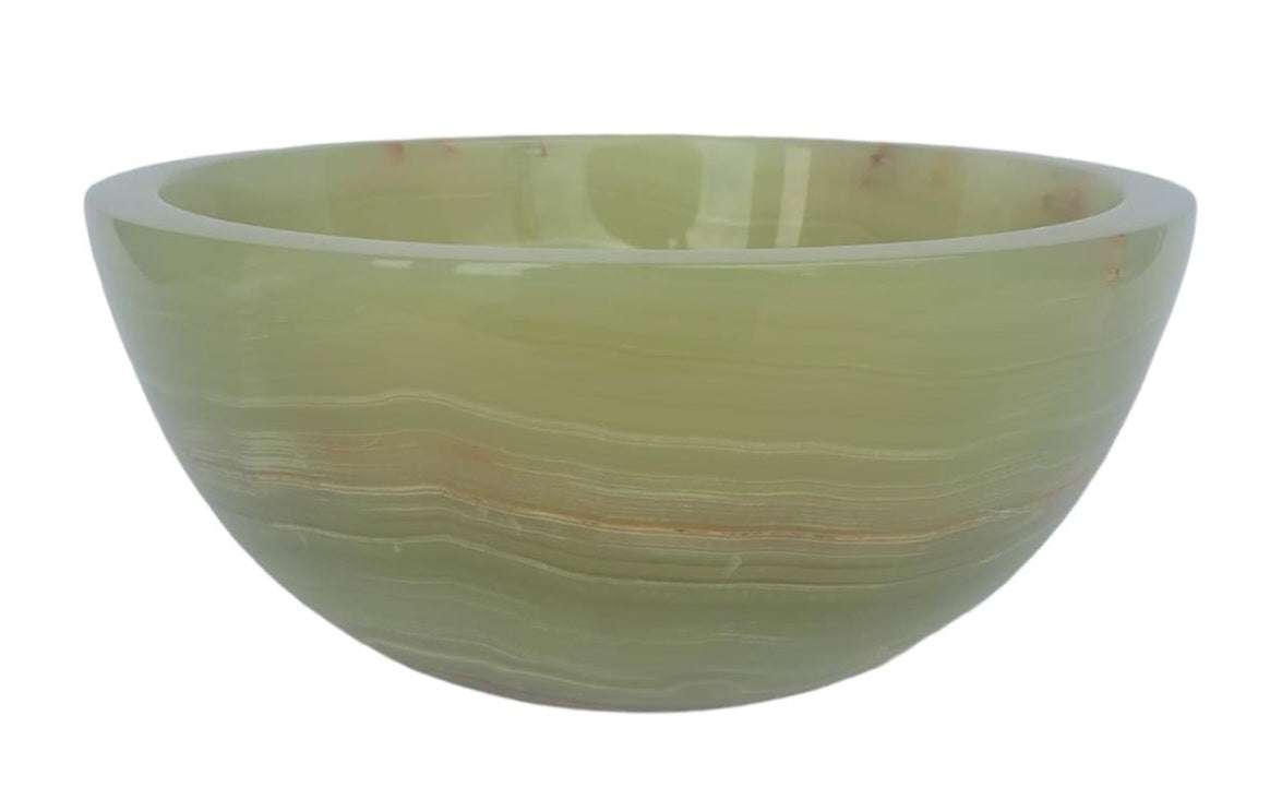 Green Onyx Round Small Basin - StonesWork