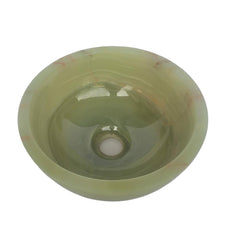 Green Onyx Round Small Basin - StonesWork