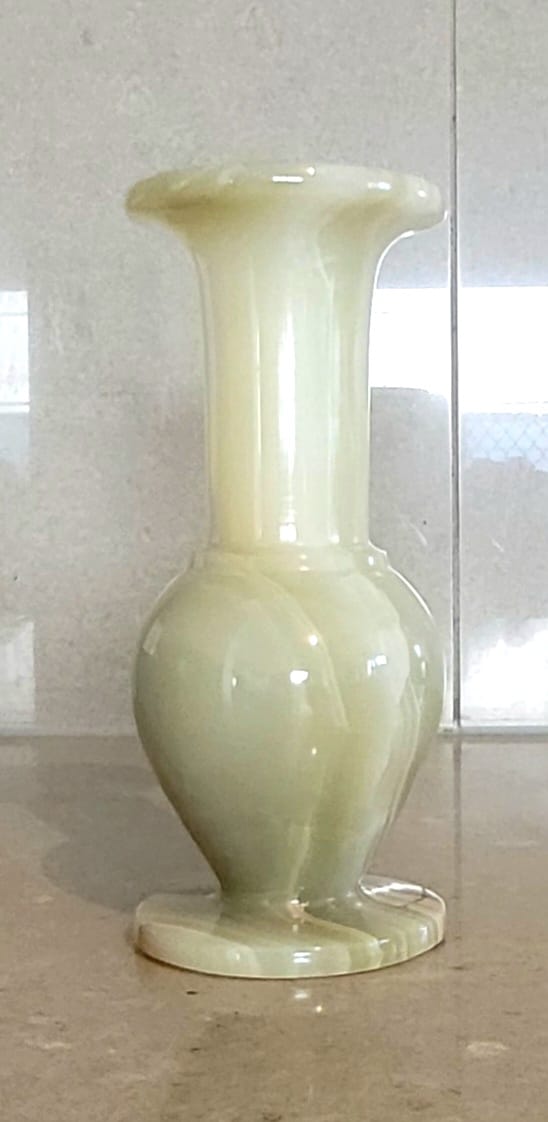 Handmade Onyx Stone Vase Set (S)