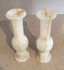 Handmade Onyx Stone Vase Set