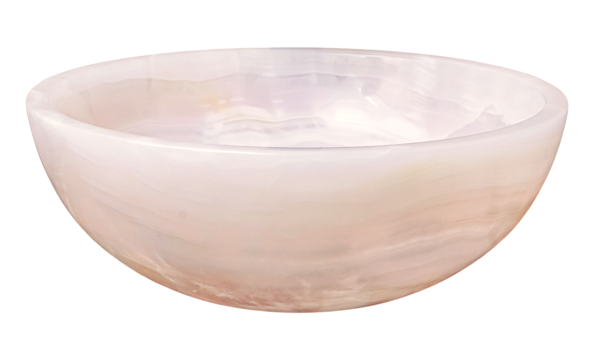 Pink Onyx Round Basin