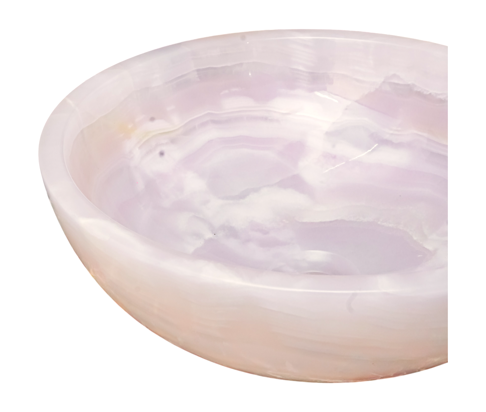 Pink Onyx Round Basin