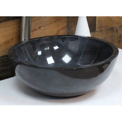 Jet Black Marble Ring Shaped Basin - StonesWork