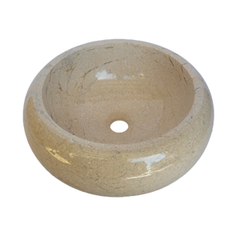 Beige Marble Ring Shaped Basin - StonesWork