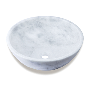 Carrara Marble Round Basin - StonesWork