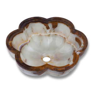 Green Onyx Flower Basin - StonesWork