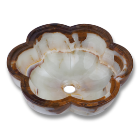 Green Onyx Flower Basin - StonesWork