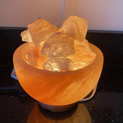 Fire Bowl Salt Lamp