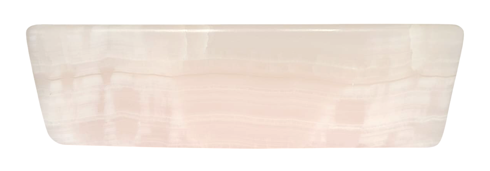 Pink Onyx Rectangular Basin