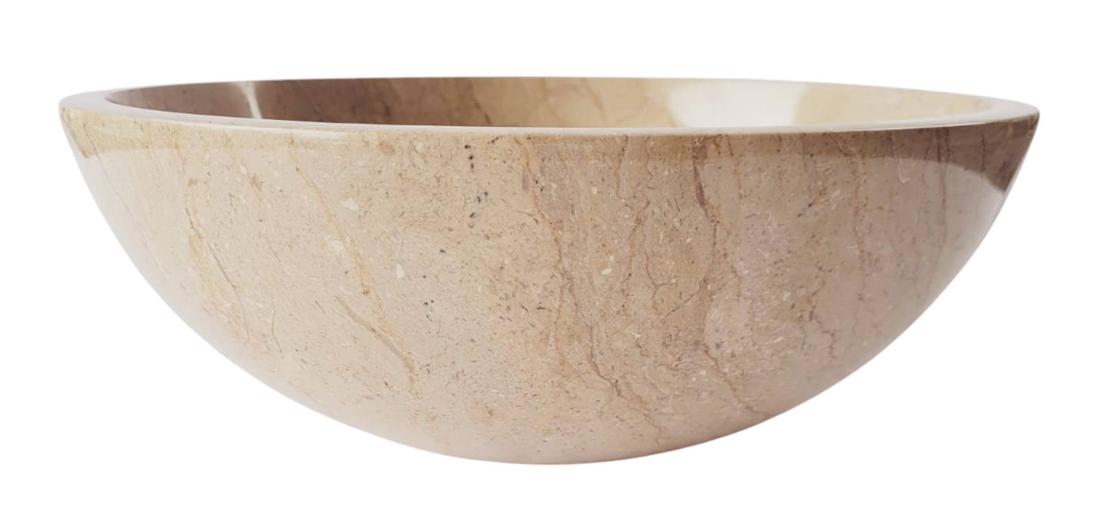 Botticino Round Marble Basin