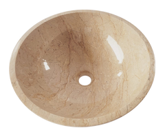 Botticino Round Marble Basin