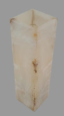 White Onyx Rectangular Lamp – 30cm Ambient Stone Light