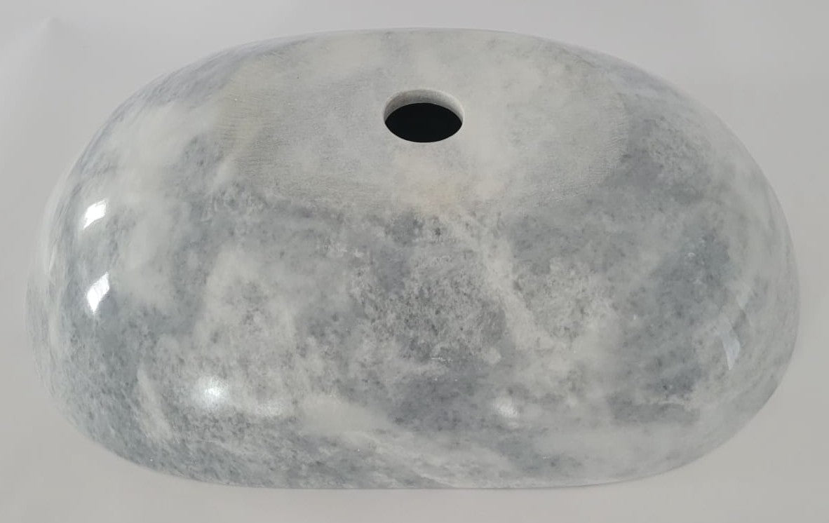 Carrara Marble Oval Basin