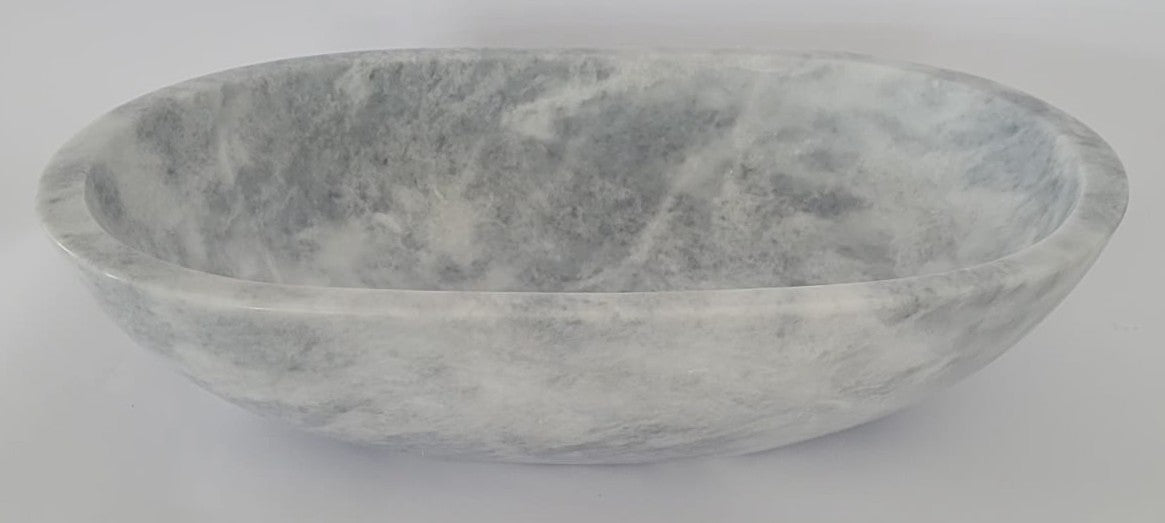 Carrara Marble Oval Basin
