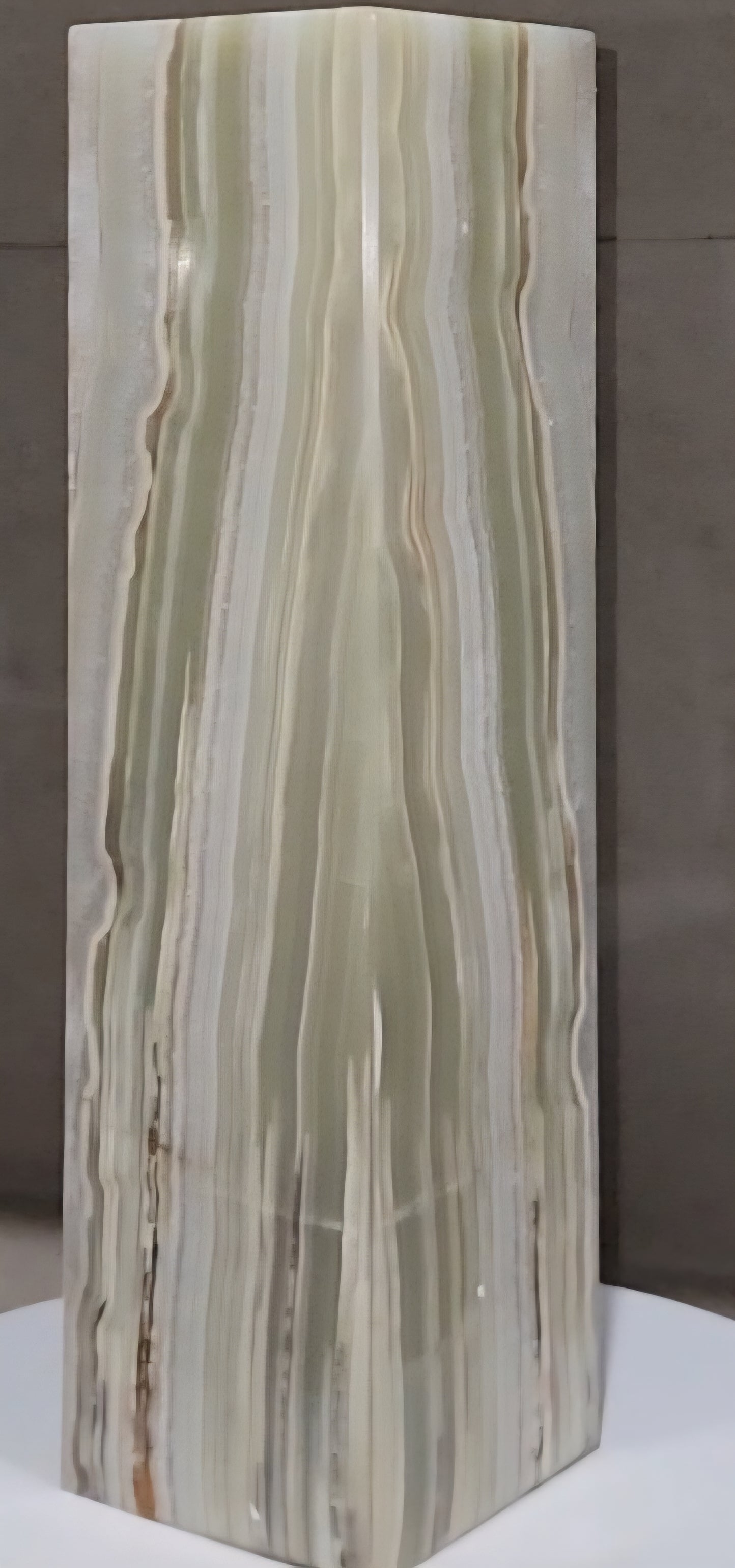 Green Onyx Rectangular Lamp – 30cm Ambient Stone Light